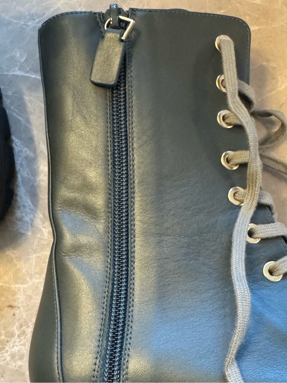 Stuart Weitzman Nisha Leather Lug-Sole Boots Size 6.5B - Picture 11 of 12